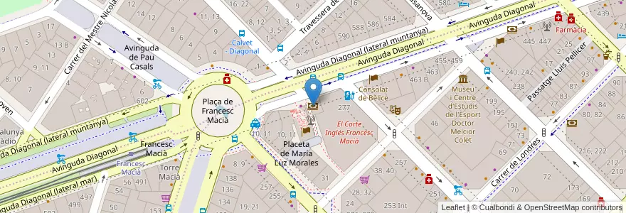 Mapa de ubicacion de ING Direct en España, Catalunya, Barcelona, Barcelonès, Barcelona.