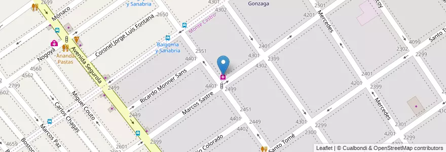 Mapa de ubicacion de Inglesa, Monte Castro en Аргентина, Буэнос-Айрес, Буэнос-Айрес, Comuna 10, Comuna 11.