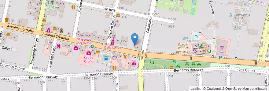 Mapa de ubicacion de Inmobiliaria Carlos en 阿根廷, Santa Fe, Departamento Rosario, Municipio De Funes, Funes.