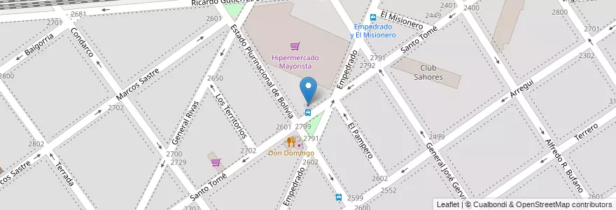Mapa de ubicacion de Inmobiliaria Vero D'Navarro, Villa del Parque en الأرجنتين, Ciudad Autónoma De Buenos Aires, Buenos Aires, Comuna 11.