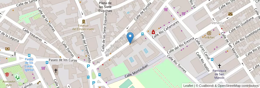 Mapa de ubicacion de Insomnio Rock Bar en اسپانیا, بخش خودمختار مادرید, بخش خودمختار مادرید, Área Metropolitana De Madrid Y Corredor Del Henares, الکالا د هنارس.