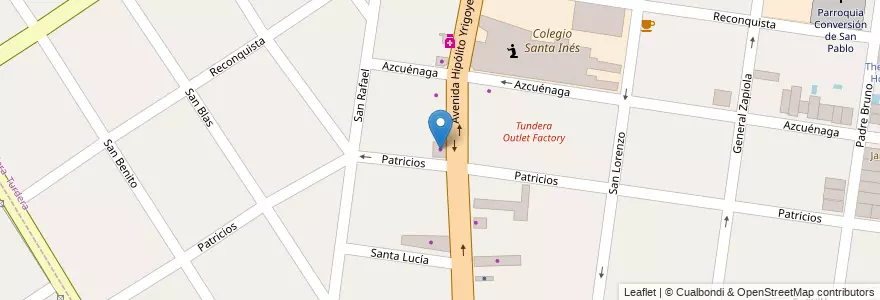 Mapa de ubicacion de Instalaciones Comerciales en Arjantin, Buenos Aires, Partido De Lomas De Zamora, Turdera.