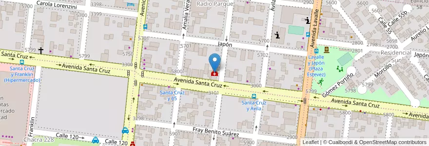 Mapa de ubicacion de Instituo de Atención Integral Misiones SRL en Arjantin, Misiones, Departamento Capital, Municipio De Posadas, Posadas.