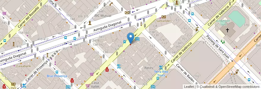 Mapa de ubicacion de Institut Odontològic Serra en Espagne, Catalogne, Barcelone, Barcelonais, Barcelone.