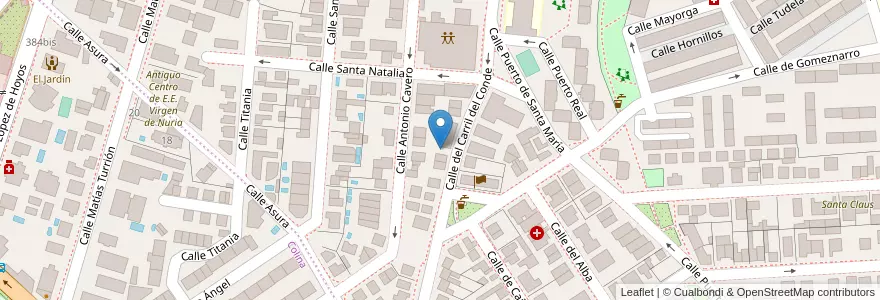 Mapa de ubicacion de Institut.Hispano Americano de la Palabra en Sepanyol, Comunidad De Madrid, Comunidad De Madrid, Área Metropolitana De Madrid Y Corredor Del Henares, Madrid.