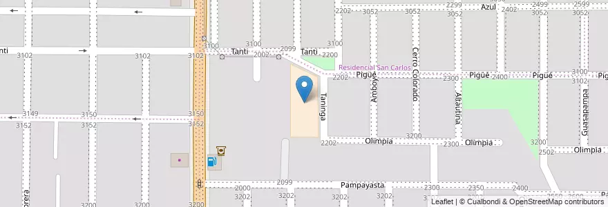 Mapa de ubicacion de Instituto Adventista Córdoba Hector Rhys en アルゼンチン, コルドバ州, Departamento Capital, Pedanía Capital, Córdoba, Municipio De Córdoba.