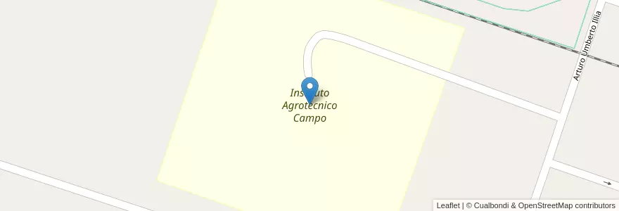 Mapa de ubicacion de Instituto Agrotecnico Campo en アルゼンチン, ブエノスアイレス州, Partido De Bragado, Cuartel Chacras De Bragado.