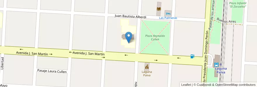 Mapa de ubicacion de Instituto Alcides Carlos Frencia en Arjantin, Santa Fe, Departamento La Capital, Municipio De Laguna Paiva.