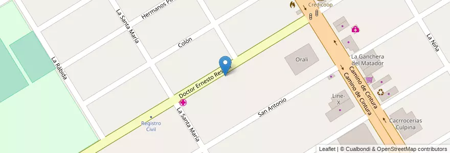 Mapa de ubicacion de Instituto Almafuerte en Arjantin, Buenos Aires, Partido De Esteban Echeverría, 9 De Abril.