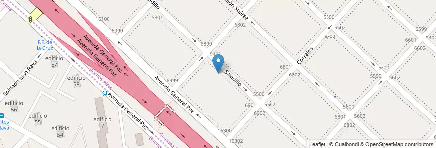 Mapa de ubicacion de Instituto Amanecer, Villa Riachuelo en الأرجنتين, Ciudad Autónoma De Buenos Aires, Buenos Aires, Comuna 8.
