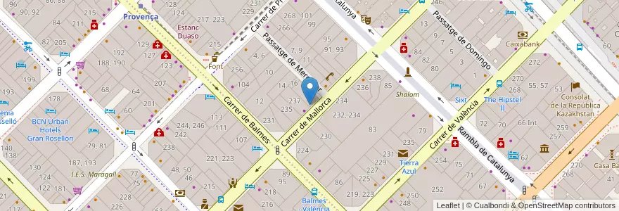 Mapa de ubicacion de Instituto Ana Torres en Испания, Каталония, Барселона, Барселонес, Барселона.