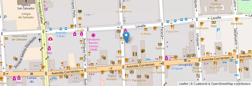 Mapa de ubicacion de Instituto Argentino de Enseñanza Superior (IADES), San Nicolas en Argentina, Autonomous City Of Buenos Aires, Comuna 1, Autonomous City Of Buenos Aires.