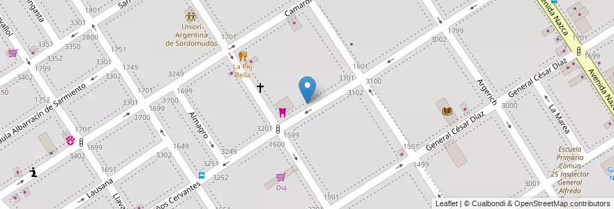 Mapa de ubicacion de Instituto Carlos Steeb, Villa Santa Rita en Argentinië, Ciudad Autónoma De Buenos Aires, Buenos Aires, Comuna 11.