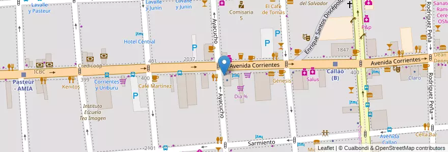 Mapa de ubicacion de Instituto C.E.P.E.C, Balvanera en Argentine, Ciudad Autónoma De Buenos Aires, Comuna 3, Buenos Aires.
