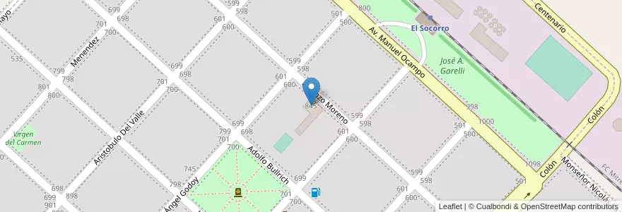 Mapa de ubicacion de Instituto Comercial El Socorro en Argentine, Province De Buenos Aires, Partido De Pergamino, El Socorro.