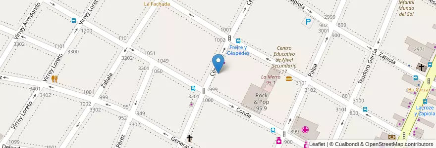 Mapa de ubicacion de Instituto Compañía de María, Colegiales en Argentinien, Ciudad Autónoma De Buenos Aires, Buenos Aires.
