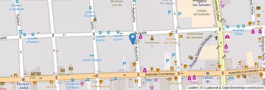 Mapa de ubicacion de Instituto Corazón de Jesús, Balvanera en Argentinien, Ciudad Autónoma De Buenos Aires, Comuna 3, Buenos Aires.