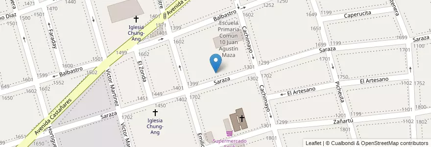 Mapa de ubicacion de Instituto de Formación Técnica Superior 11, Parque Chacabuco en الأرجنتين, Ciudad Autónoma De Buenos Aires, Comuna 7, Buenos Aires.