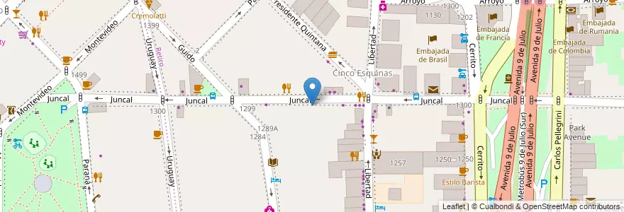 Mapa de ubicacion de Instituto de Formación Técnica Superior 14, Retiro en الأرجنتين, Ciudad Autónoma De Buenos Aires, Comuna 1, Buenos Aires.
