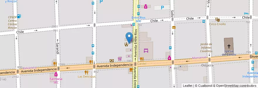 Mapa de ubicacion de Instituto de Formación Técnica Superior 24, Balvanera en Argentine, Ciudad Autónoma De Buenos Aires, Comuna 3, Buenos Aires.