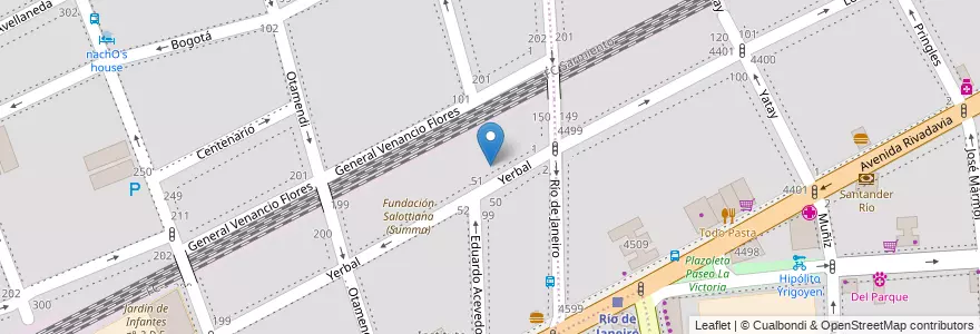 Mapa de ubicacion de Instituto de Formación Técnica Superior 29, Caballito en آرژانتین, Ciudad Autónoma De Buenos Aires, Buenos Aires, Comuna 6.