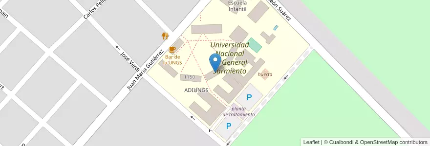 Mapa de ubicacion de Instituto de Industria en アルゼンチン, ブエノスアイレス州, Partido De Malvinas Argentinas, Los Polvorines.