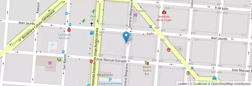 Mapa de ubicacion de Instituto de Ingles Duff en Arjantin, Buenos Aires, Partido De Campana.