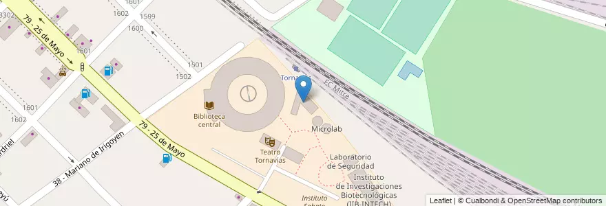 Mapa de ubicacion de Instituto de Investigaciones e Ingeniería Ambiental (3IA) en Argentinië, Buenos Aires, Partido De General San Martín.