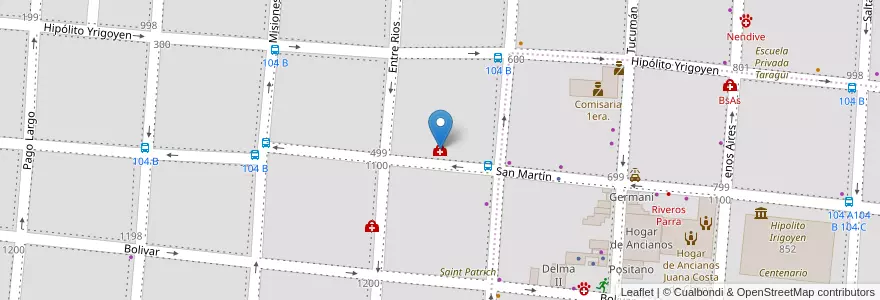 Mapa de ubicacion de Instituto de la Mujer en Argentinien, Corrientes, Departamento Capital, Corrientes, Corrientes.