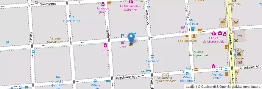 Mapa de ubicacion de Instituto de Menores Inchausti, Balvanera en アルゼンチン, Ciudad Autónoma De Buenos Aires, Comuna 3, ブエノスアイレス.