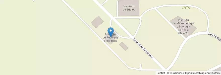 Mapa de ubicacion de Instituto de Recursos Biológicos en الأرجنتين, بوينس آيرس, Partido De Hurlingham, William C. Morris.