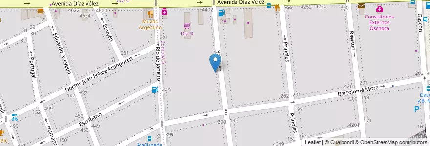 Mapa de ubicacion de Instituto de Tecnología Ort 01, Almagro en Argentina, Autonomous City Of Buenos Aires, Comuna 5, Autonomous City Of Buenos Aires.