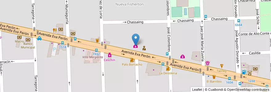 Mapa de ubicacion de Instituto del Niño en Arjantin, Santa Fe, Departamento Rosario, Municipio De Rosario, Rosario.