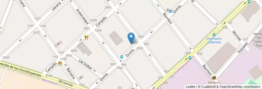 Mapa de ubicacion de Instituto Educativo Sta. Teresita, Parque Chas en Argentine, Ciudad Autónoma De Buenos Aires, Buenos Aires, Comuna 15.