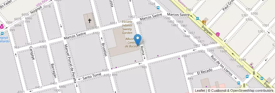 Mapa de ubicacion de Instituto E.P.S.A. de Capacitación, Versalles en Argentinien, Ciudad Autónoma De Buenos Aires, Buenos Aires, Comuna 10.