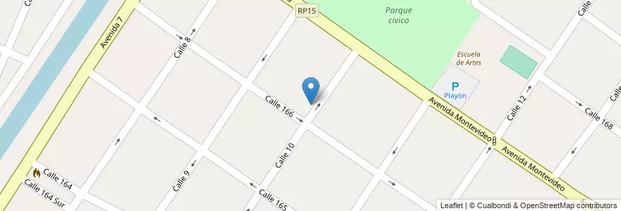 Mapa de ubicacion de Instituto Fray Justo Santa Maria de Oro en アルゼンチン, ブエノスアイレス州, Partido De Berisso.