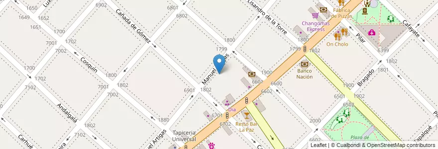 Mapa de ubicacion de Instituto Gustavo Adolfo Becquer, Mataderos en 아르헨티나, Ciudad Autónoma De Buenos Aires, Comuna 9, 부에노스아이레스.