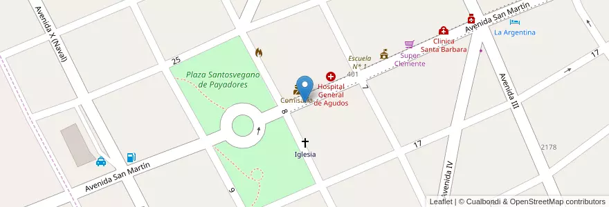 Mapa de ubicacion de Instituto Jose Manuel Estrada (IJME) en Argentinien, Provinz Buenos Aires, Partido De La Costa.
