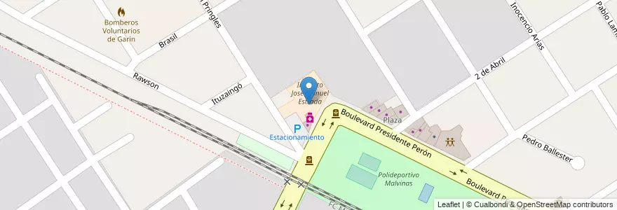 Mapa de ubicacion de Instituto José Manuel Estrada en Argentinië, Buenos Aires, Partido De Escobar, Garín.