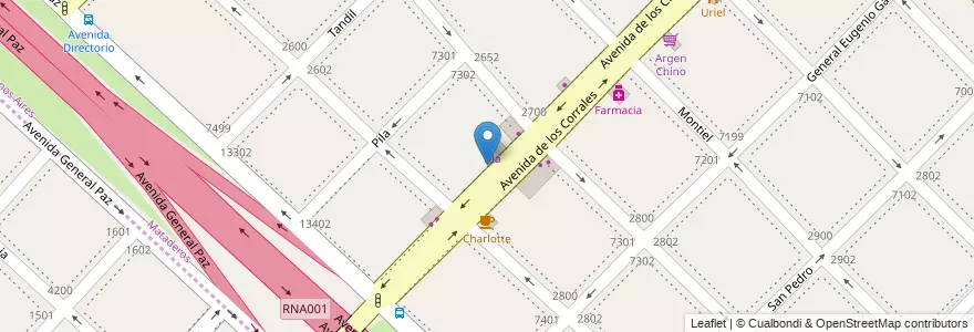 Mapa de ubicacion de Instituto Madre del Buen Consejo, Mataderos en アルゼンチン, Ciudad Autónoma De Buenos Aires, Comuna 9, ブエノスアイレス.