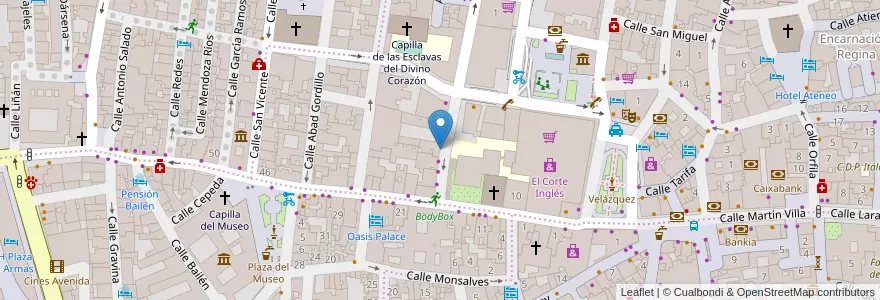 Mapa de ubicacion de Instituto María Inmaculada en スペイン, アンダルシア州, Sevilla, セビリア.
