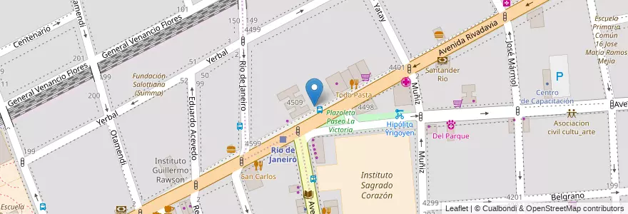 Mapa de ubicacion de Instituto Mundo Creativo, Almagro en Argentina, Autonomous City Of Buenos Aires, Comuna 5, Autonomous City Of Buenos Aires.