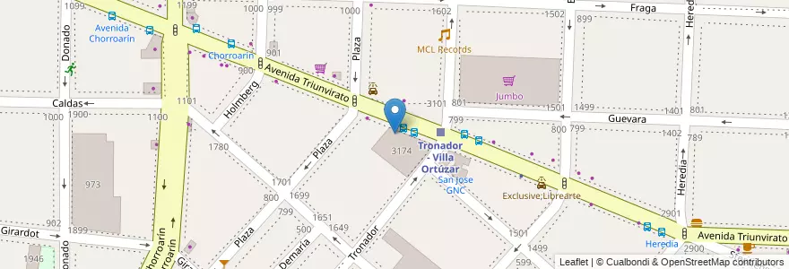Mapa de ubicacion de Instituto Nacional Superior del Profesorado Técnico, Villa Ortuzar en Аргентина, Буэнос-Айрес, Буэнос-Айрес, Comuna 15.