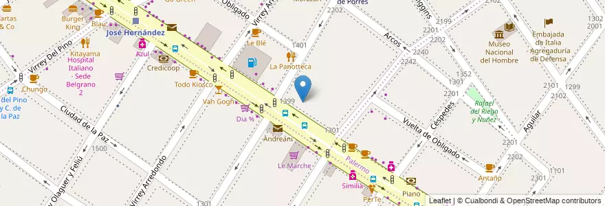 Mapa de ubicacion de Instituto Ntra. Sra. de la Misericordia, Belgrano en Arjantin, Ciudad Autónoma De Buenos Aires, Buenos Aires, Comuna 13.