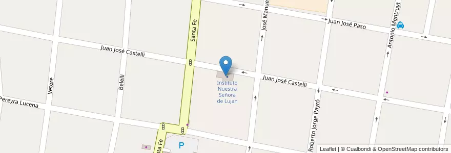 Mapa de ubicacion de Instituto Nuestra Señora de Lujan en الأرجنتين, بوينس آيرس, Partido De Lomas De Zamora, Lomas De Zamora.