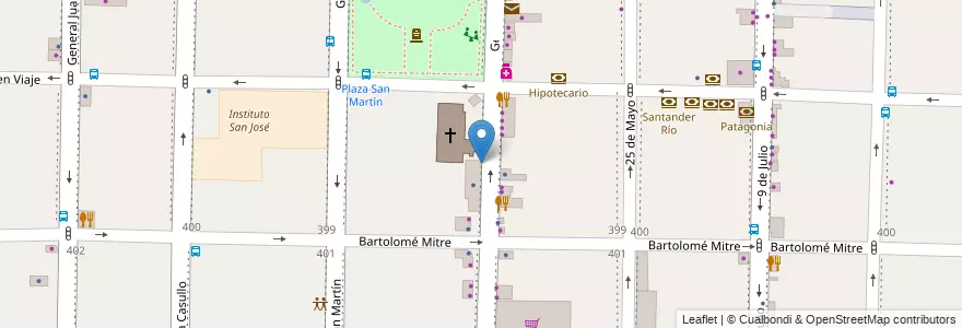 Mapa de ubicacion de Instituto Nuestra Señora del Buen Viaje en アルゼンチン, ブエノスアイレス州, Partido De Morón, Morón.