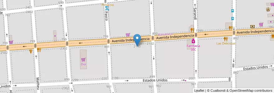 Mapa de ubicacion de Instituto Nuestra Señora del Huerto, San Cristobal en الأرجنتين, Ciudad Autónoma De Buenos Aires, Comuna 3, Buenos Aires.