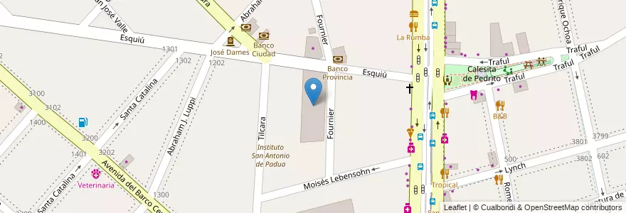 Mapa de ubicacion de Instituto Nueva Pompeya, Nueva Pompeya en آرژانتین, Ciudad Autónoma De Buenos Aires, Comuna 4, Buenos Aires.