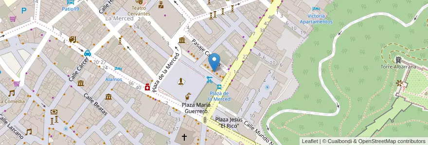 Mapa de ubicacion de instituto Picasso en Испания, Андалусия, Málaga, Málaga-Costa Del Sol, Малага.
