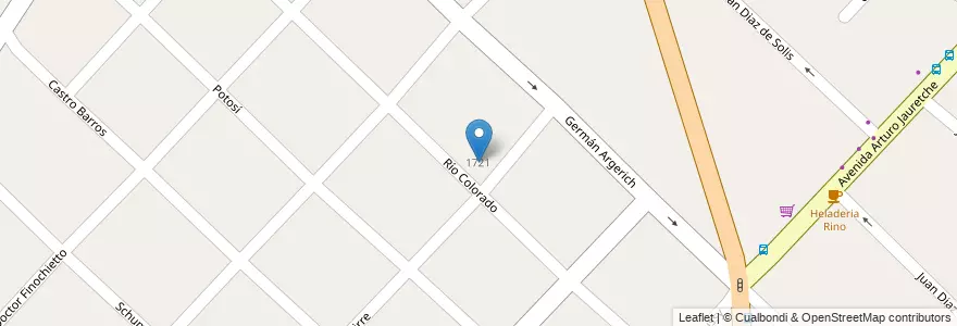 Mapa de ubicacion de Instituto Presidente Sarmiento en アルゼンチン, ブエノスアイレス州, Partido De Hurlingham, Hurlingham.